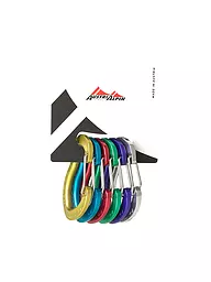AUSTRIALPIN | Set de 6 mousquetons MICRO light - Fil métallique | Multicolore