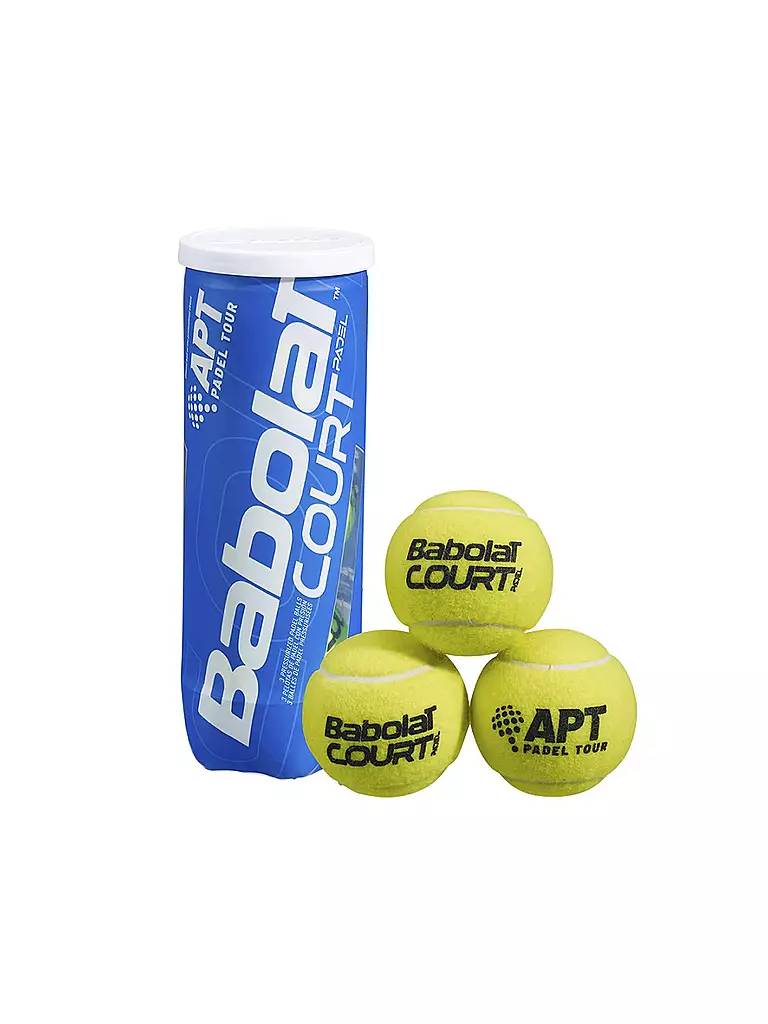BABOLAT | Balles de padel Court X3 | Jaune