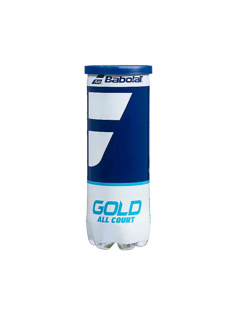 BABOLAT | Balles de tennis Gold, boîte de 3 | Jaune
