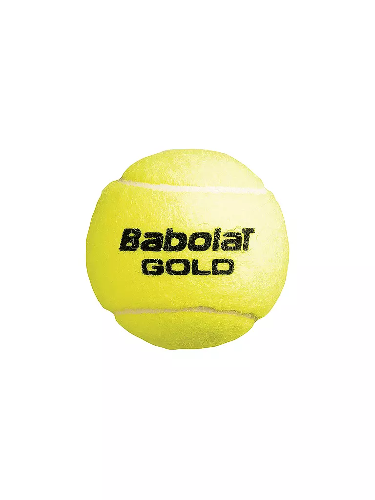 BABOLAT | Balles de tennis Gold, boîte de 3 | Jaune