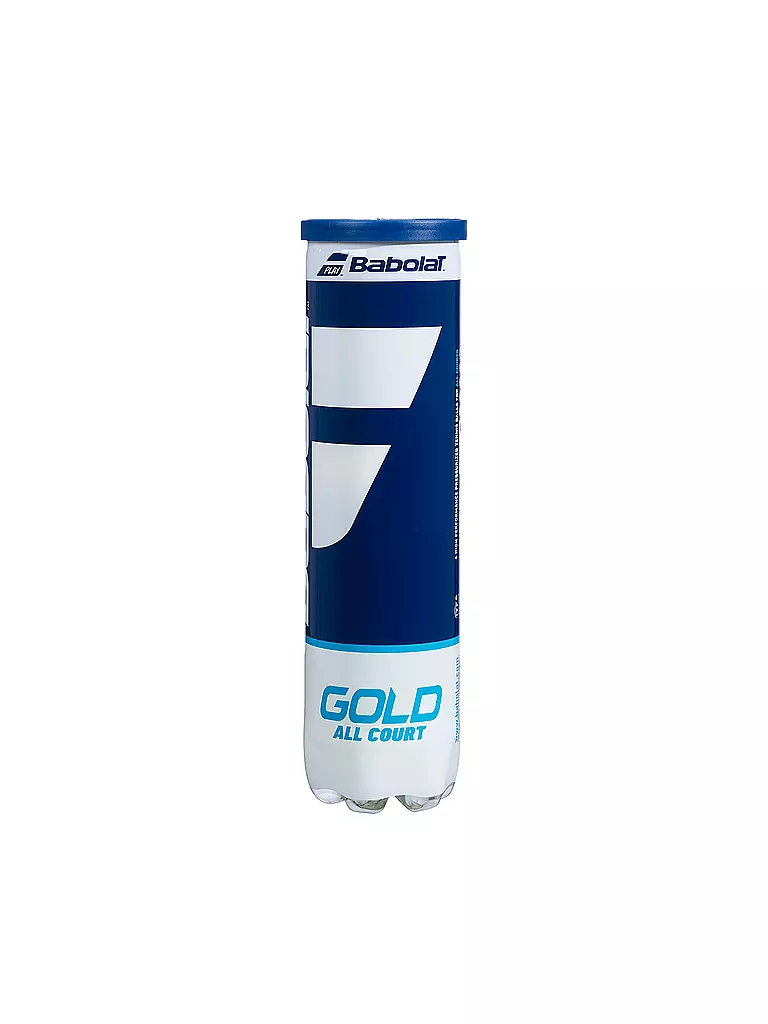 BABOLAT | Balles de tennis Gold, boîte de 4 | Jaune