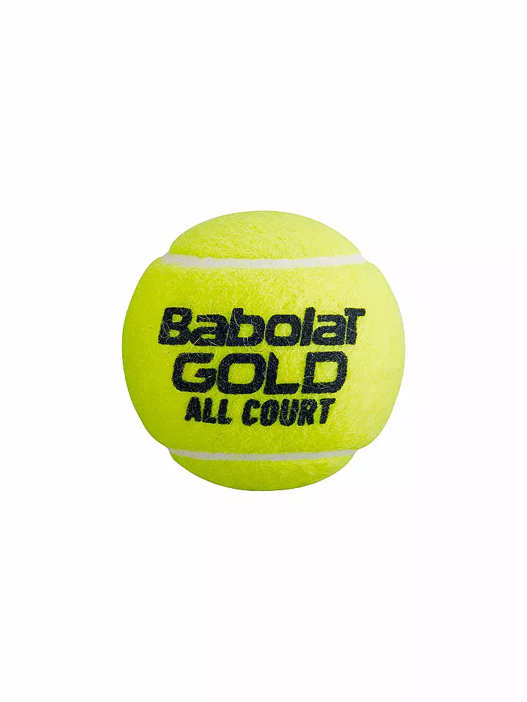 BABOLAT | Balles de tennis Gold, boîte de 4 | Jaune