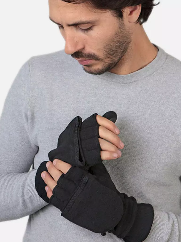 BARTS | Damen Fleecehandschuhe Covertible Mitts | Noir