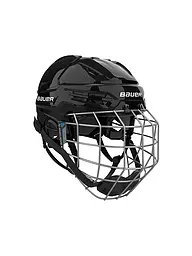 BAUER | Casque de hockey sur glace pour homme Re-Akt 55 avec grille | Noir