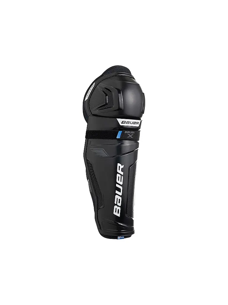 BAUER | Protège-tibias de hockey sur glace junior X 2.0 | Noir