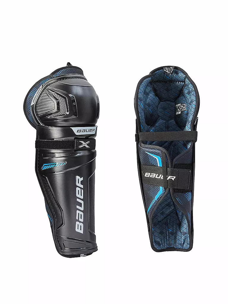 BAUER | Protège-tibias de hockey X Shin Guard SR/INT | Noir