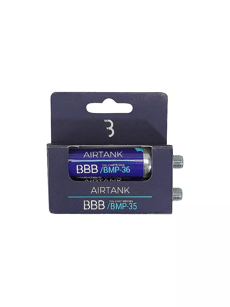 BBB | Cartouches de CO2 AirTank BMP-35 16 g | Bleu