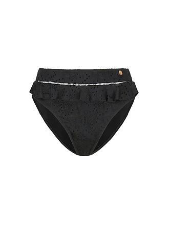 BEACHLIFE | Bas de bikini femme Black Embroidery