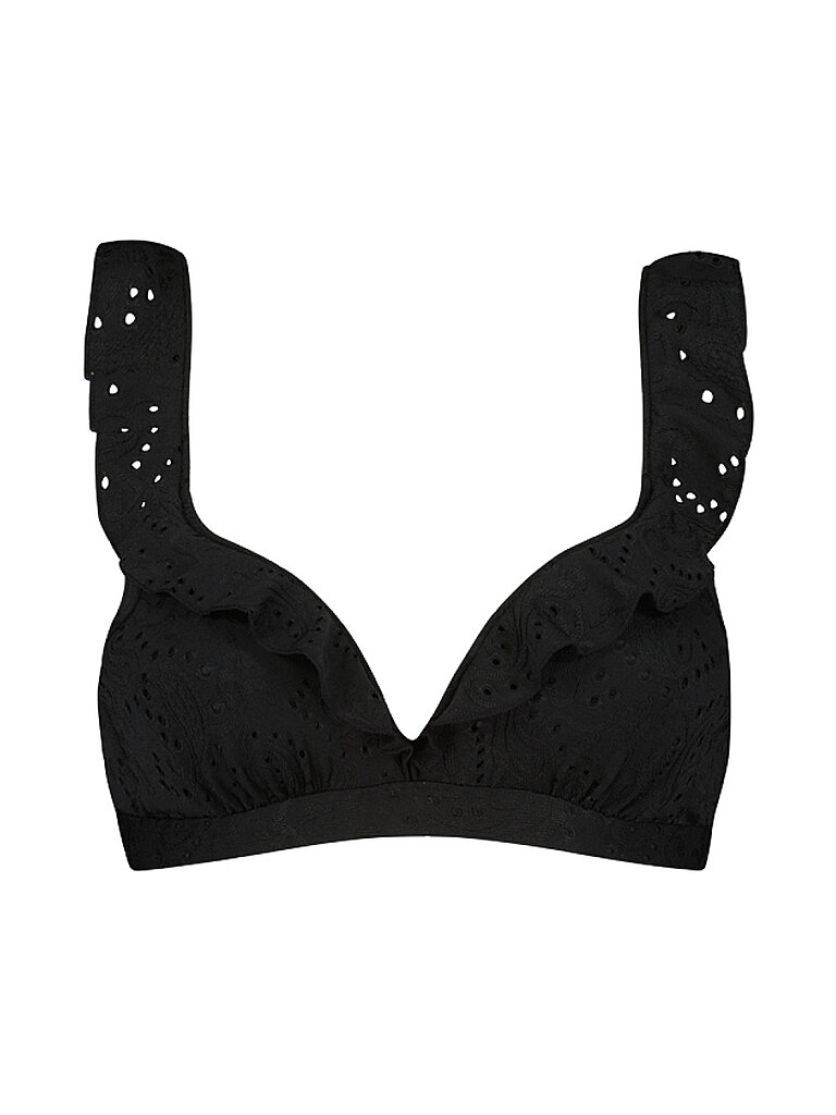 Haut de bikini Black Embroidery noir 42B