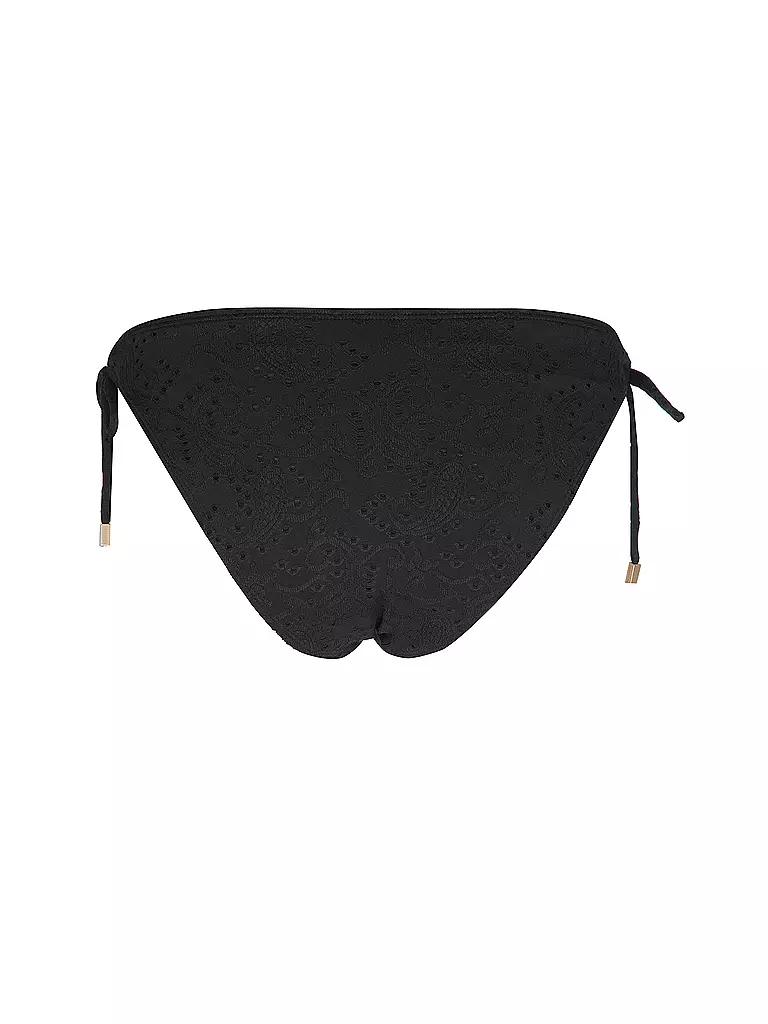 BEACHLIFE | Bas de bikini femme Black Embroidery | Noir