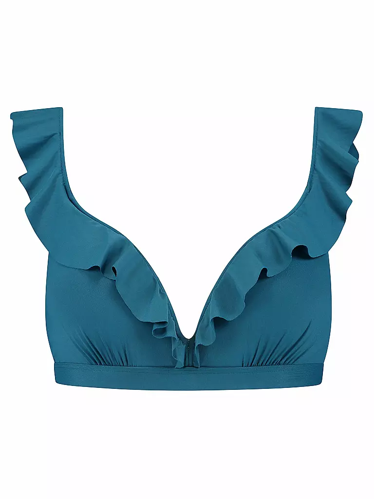 BEACHLIFE | Bikinioberteil Damen Petrol | Pétrole