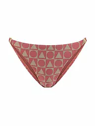 BEACHLIFE | Damen Bikinihose Rouge Graphics | Rouge foncé
