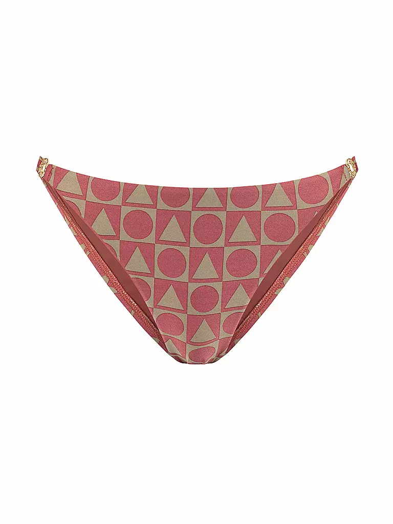 BEACHLIFE | Damen Bikinihose Rouge Graphics | Rouge foncé