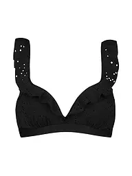 BEACHLIFE | Haut de bikini femme Black Embroidery | Noir