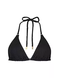 BEACHLIFE | Haut de bikini femme Black Embroidery | Noir