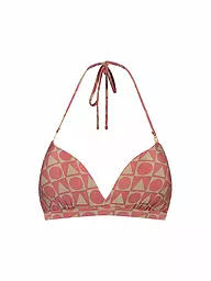 BEACHLIFE | Haut de bikini femme Rouge Graphics | Rouge foncé