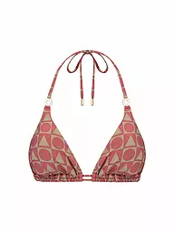 BEACHLIFE | Haut de bikini femme Rouge Graphics | Rouge foncé
