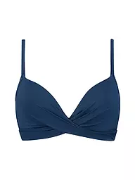BEACHLIFE | Haut de bikini marine pour femmes | Bleu foncé