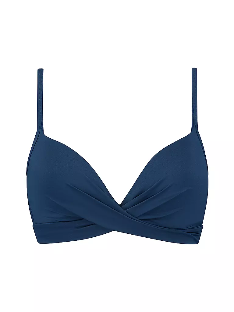 BEACHLIFE | Haut de bikini marine pour femmes | Bleu foncé