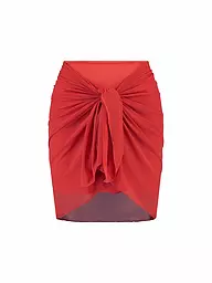 BEACHLIFE | Pareo Femme Red Shine | Rouge