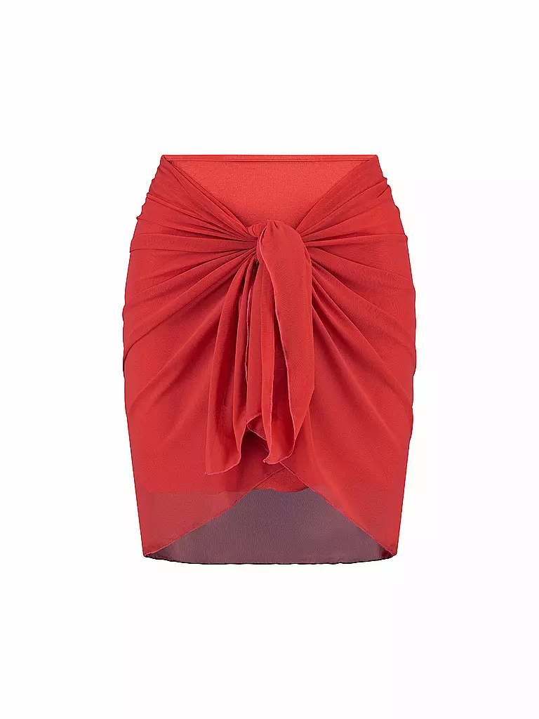 BEACHLIFE | Pareo Femme Red Shine | Rouge