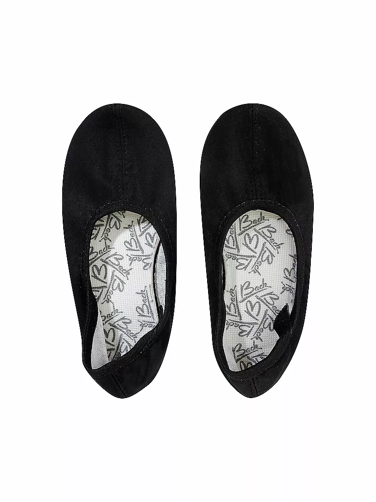 BECK | Chaussons de gymnastique pour enfants | Noir