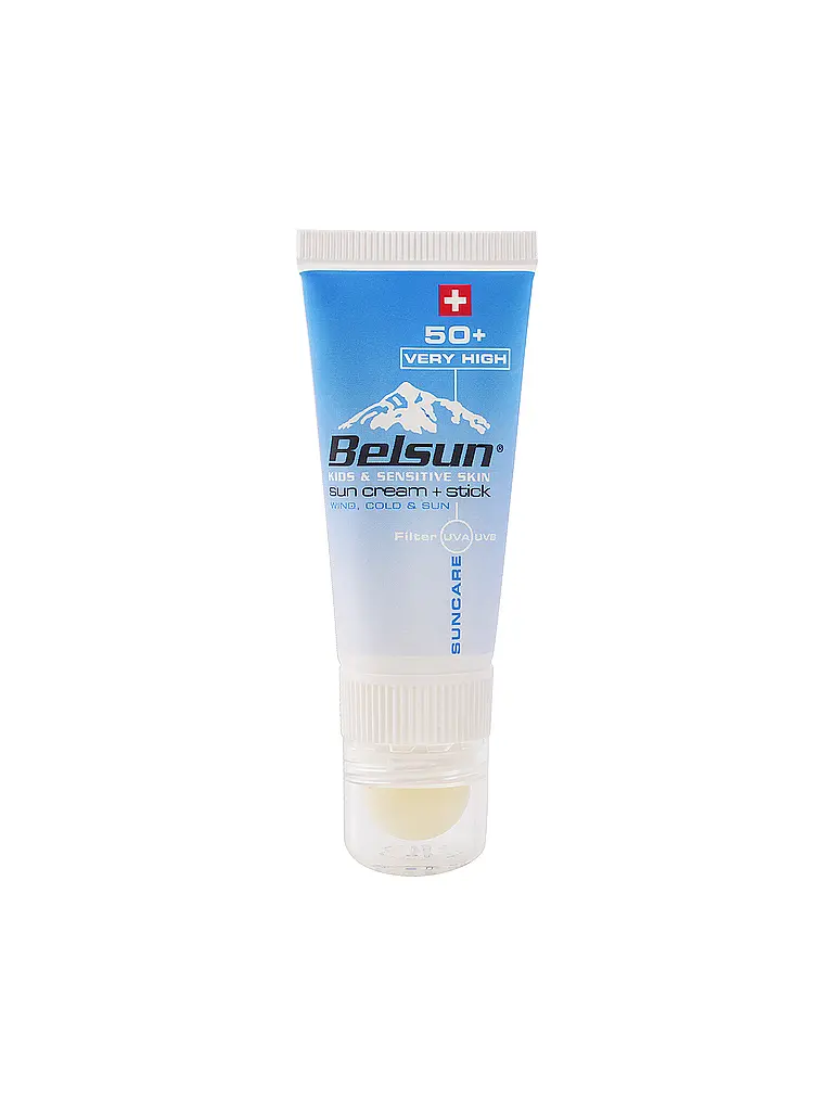 BELSUN | Combi Crème Solaire + Stick FPS 50 | Blanc
