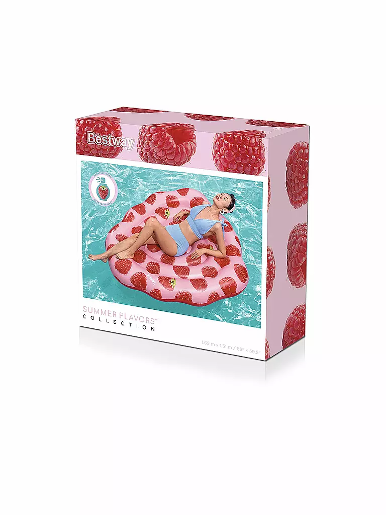 BESTWAY | Duftende aufblasbare Schwimminsel | Rouge