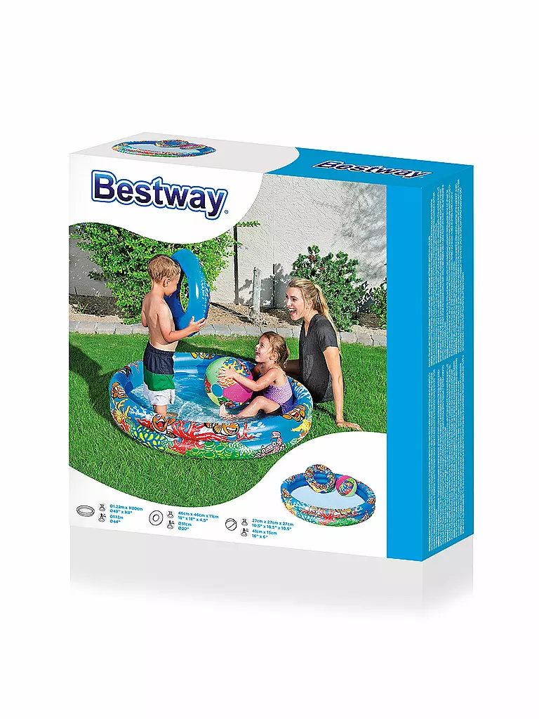 BESTWAY | Ensemble de pataugeoire Poisson-clown | Multicolore