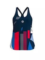 BIDI BADU | Débardeur de tennis New York pour femmes | Bleu foncé