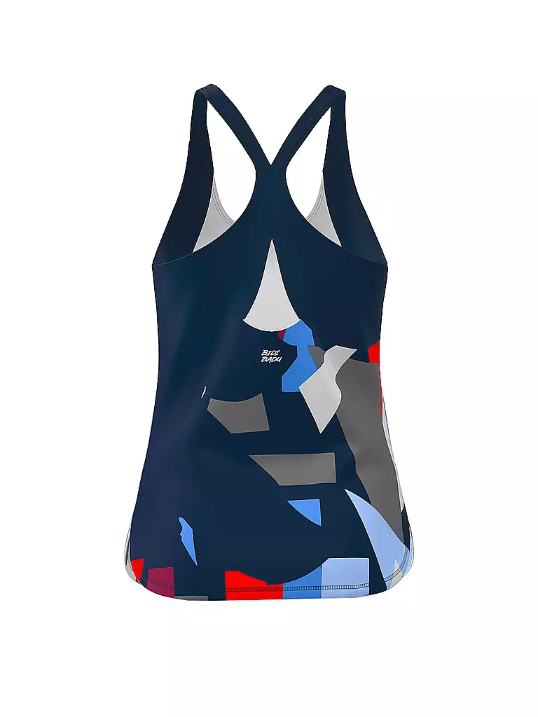 BIDI BADU | Débardeur de tennis New York pour femmes | Bleu foncé