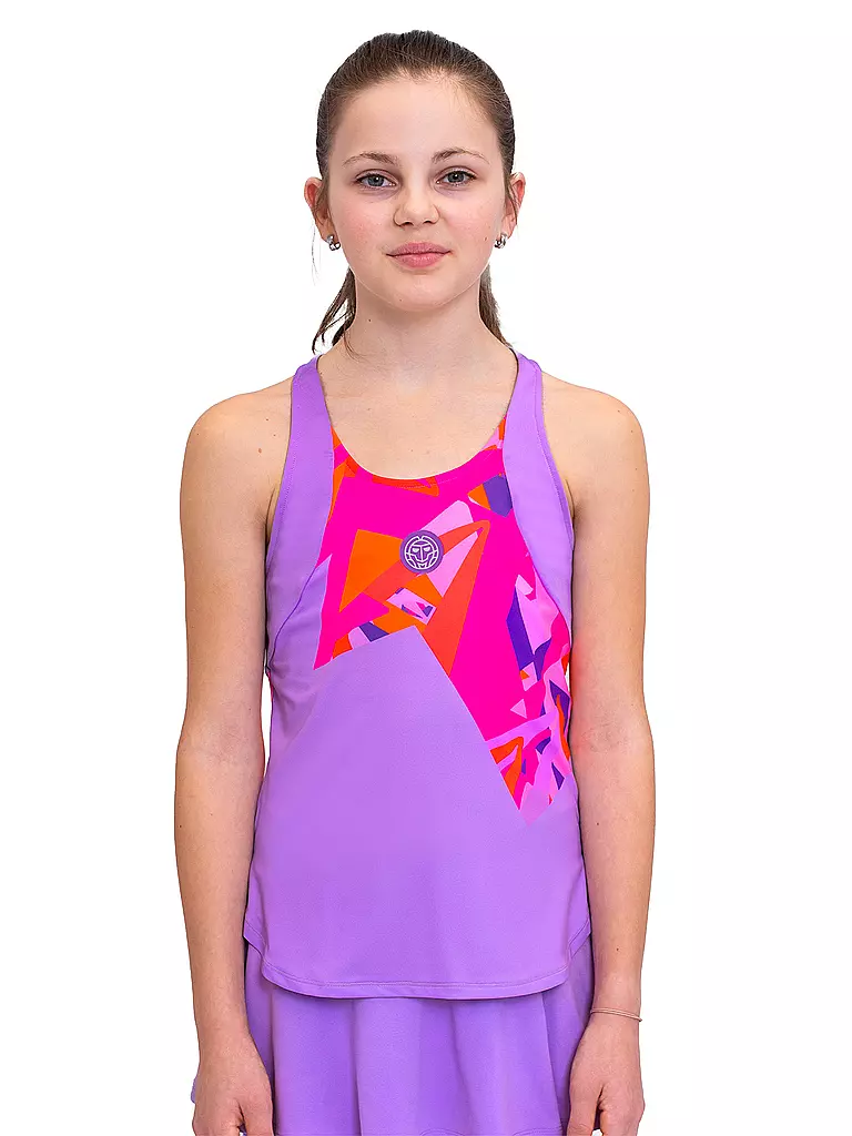 BIDI BADU | Débardeur de tennis Spike pour filles | Lilas