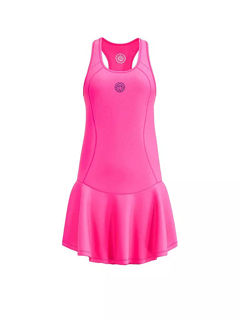 BIDI BADU | Damen Tenniskleid Crewneck | Rose vif