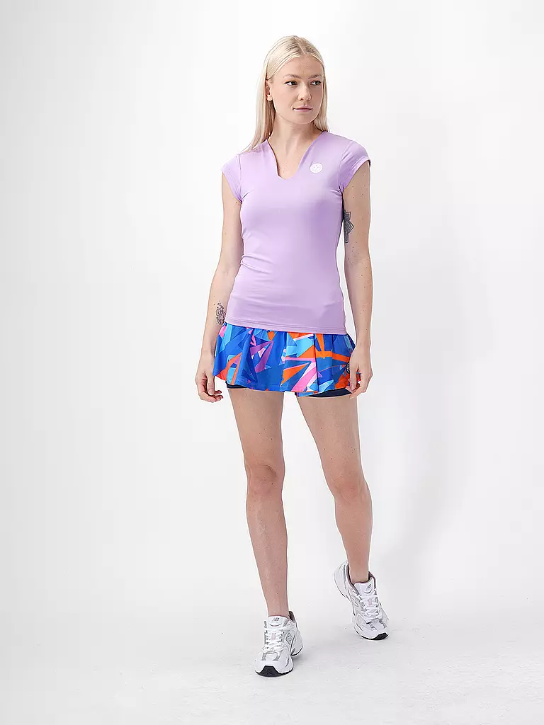 BIDI BADU | Damen Tennisshirt Crew | Lilas