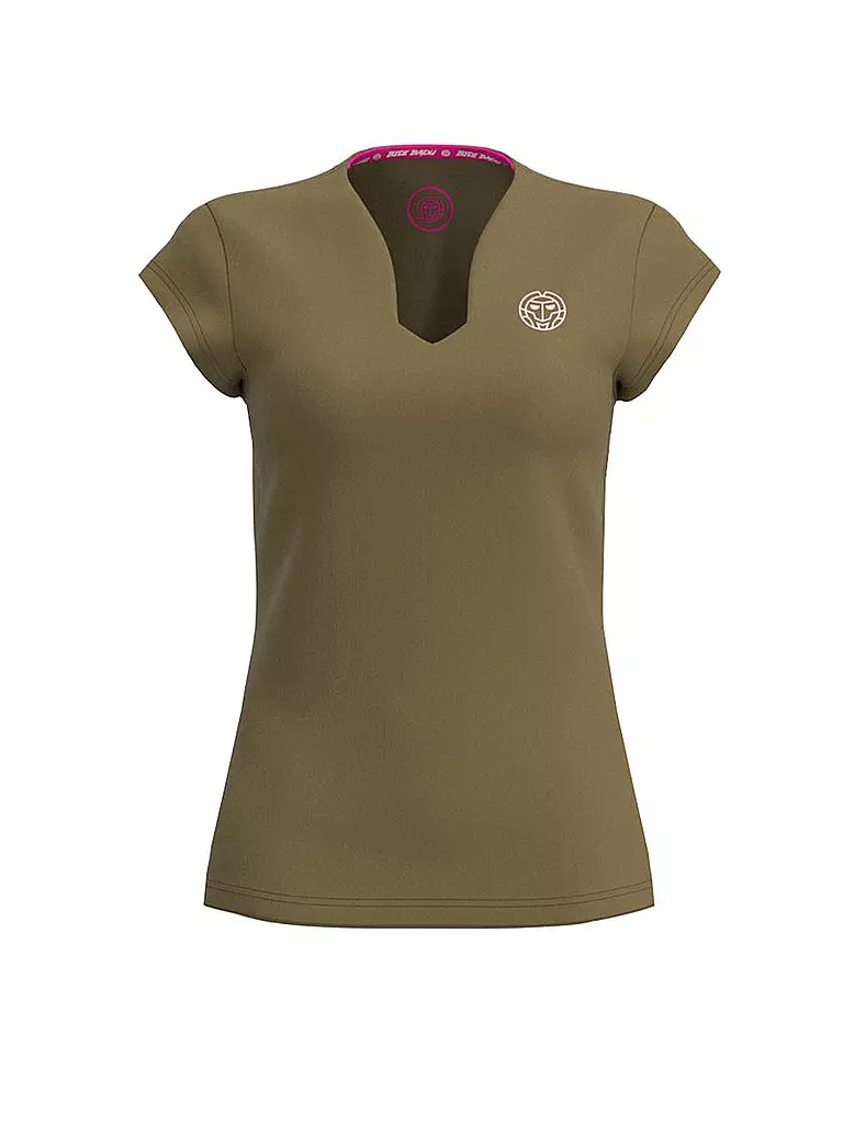 BIDI BADU | Damen Tennisshirt Pure Wild | Olive