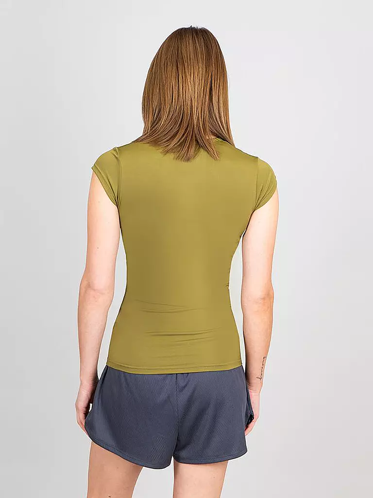 BIDI BADU | Damen Tennisshirt Pure Wild | Olive