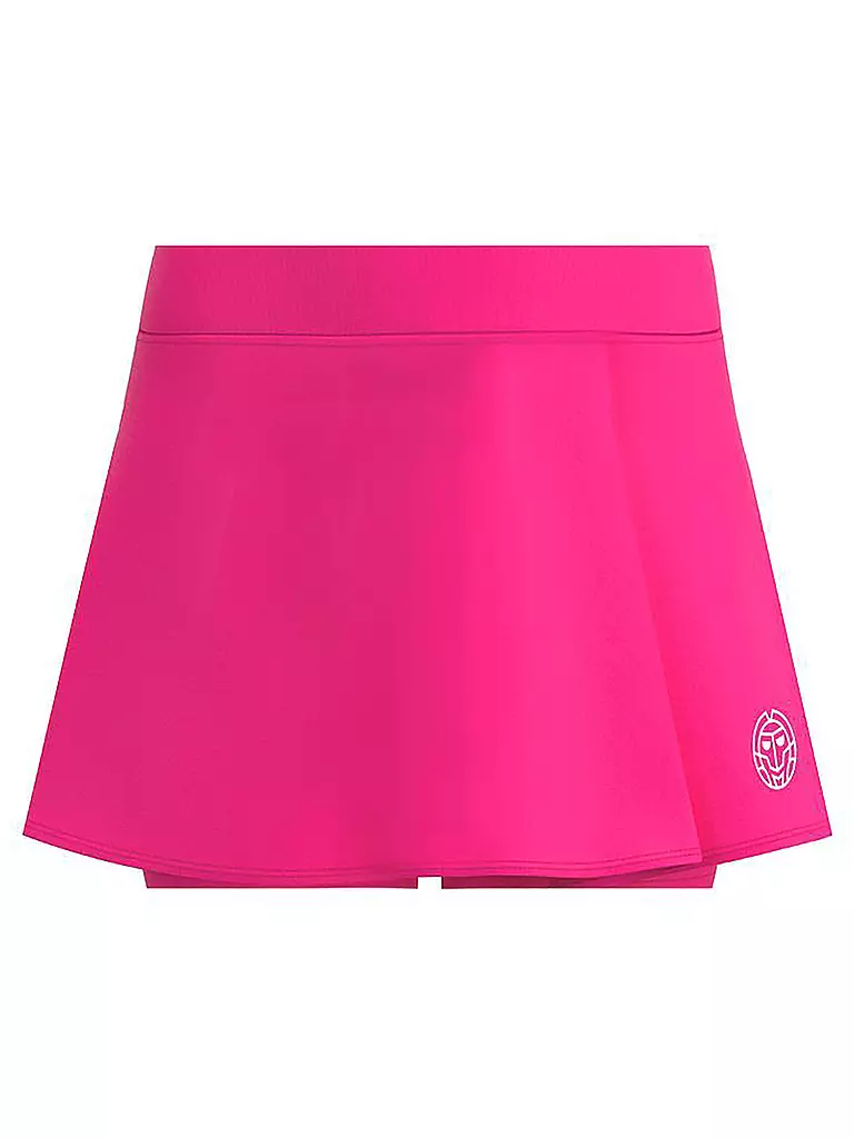 BIDI BADU | Damen Tennisskort Crew Wavy | Rose vif