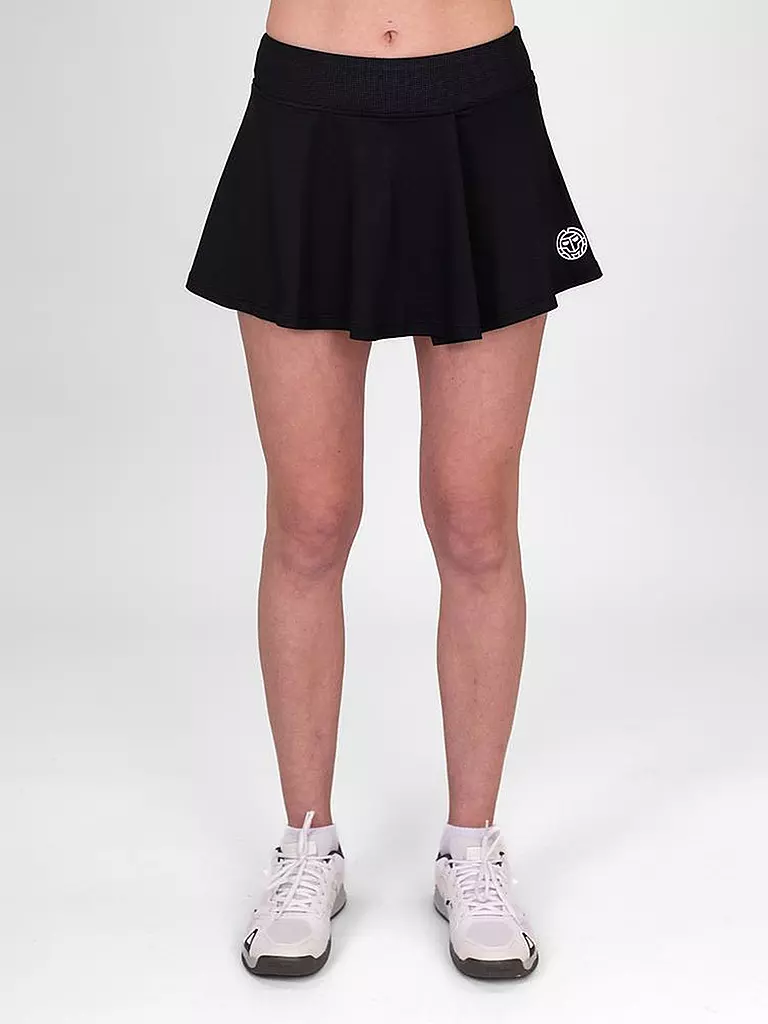 BIDI BADU | Damen Tennisskort Crew Wavy | Noir