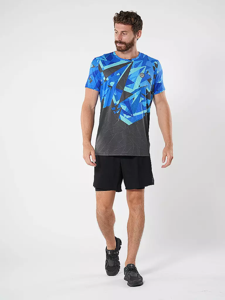 BIDI BADU | Herren Tennisshirt Spike | Bleu
