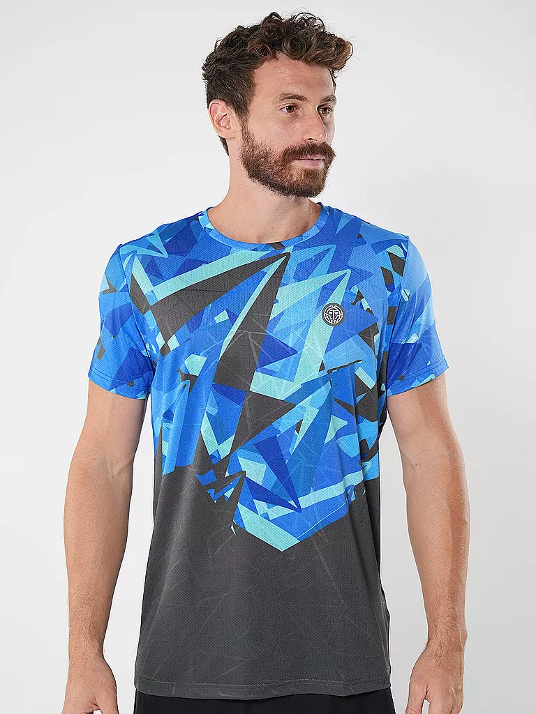 BIDI BADU | Herren Tennisshirt Spike | Bleu