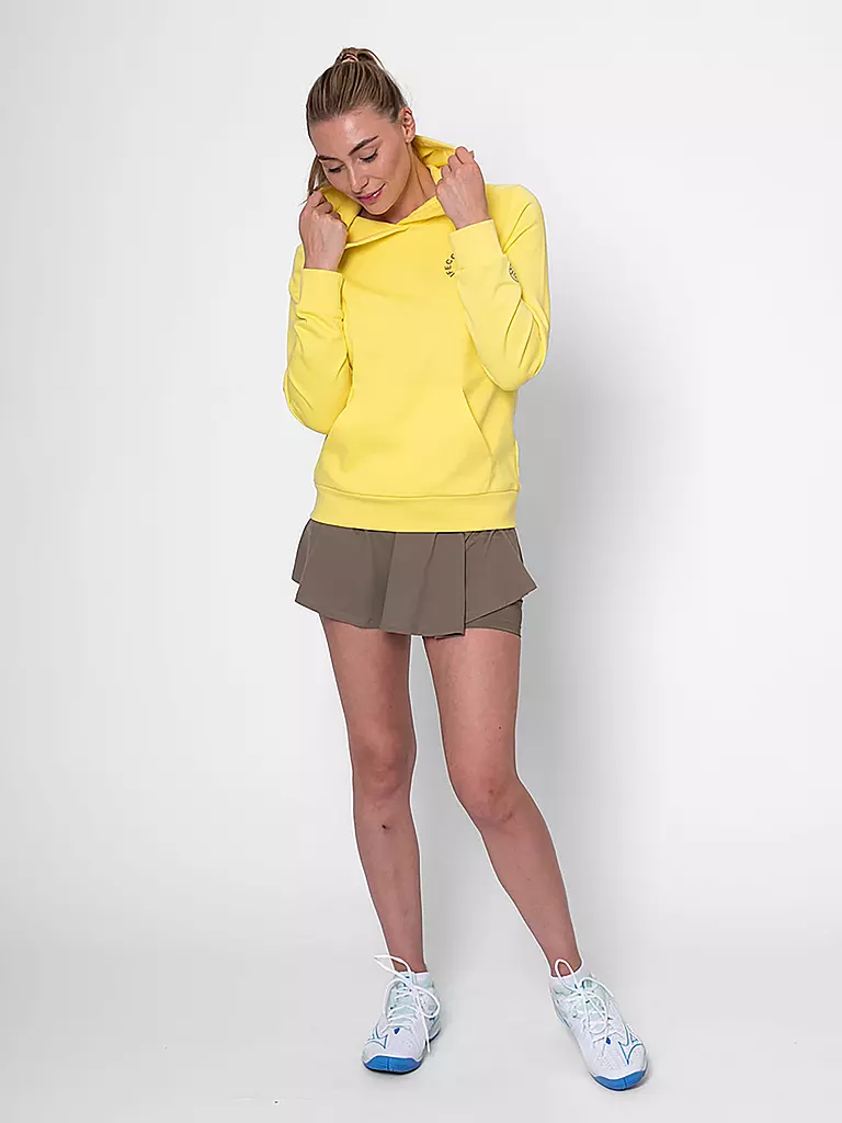 BIDI BADU | Hoodie de tennis Spectrum pour femmes | Jaune