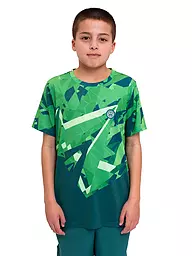 BIDI BADU | Jungen Tennisshirt Spike | Vert foncé