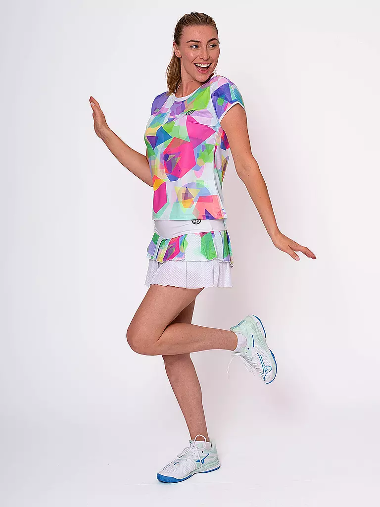 BIDI BADU | Jupe-short de tennis Kaleido pour femmes | Multicolore