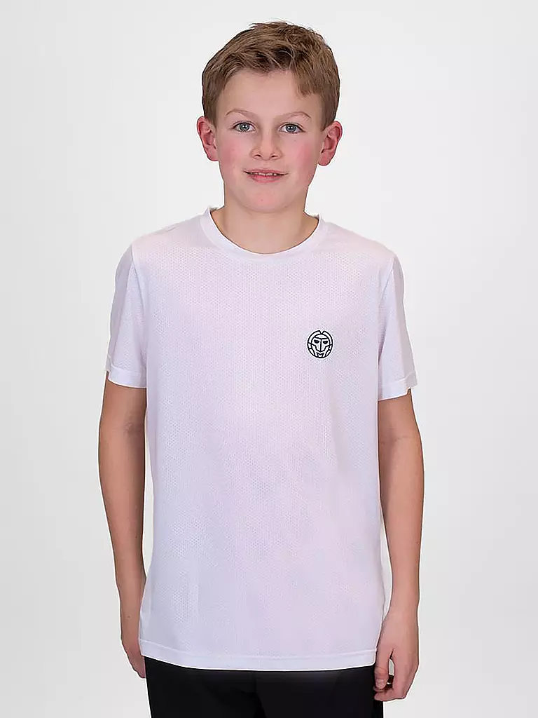 BIDI BADU | Kinder Tennisshirt Crew JR | Blanc
