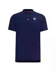 BIDI BADU | Polo de tennis Crew pour hommes | Bleu foncé