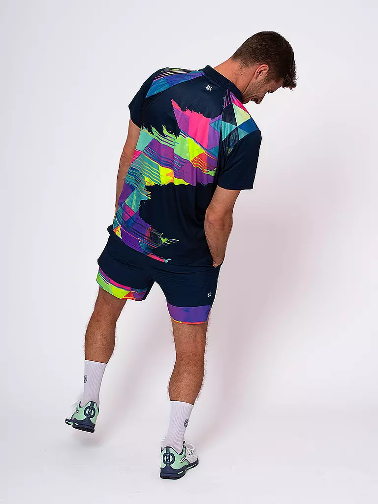 BIDI BADU | Polo de tennis Kaleido pour hommes |