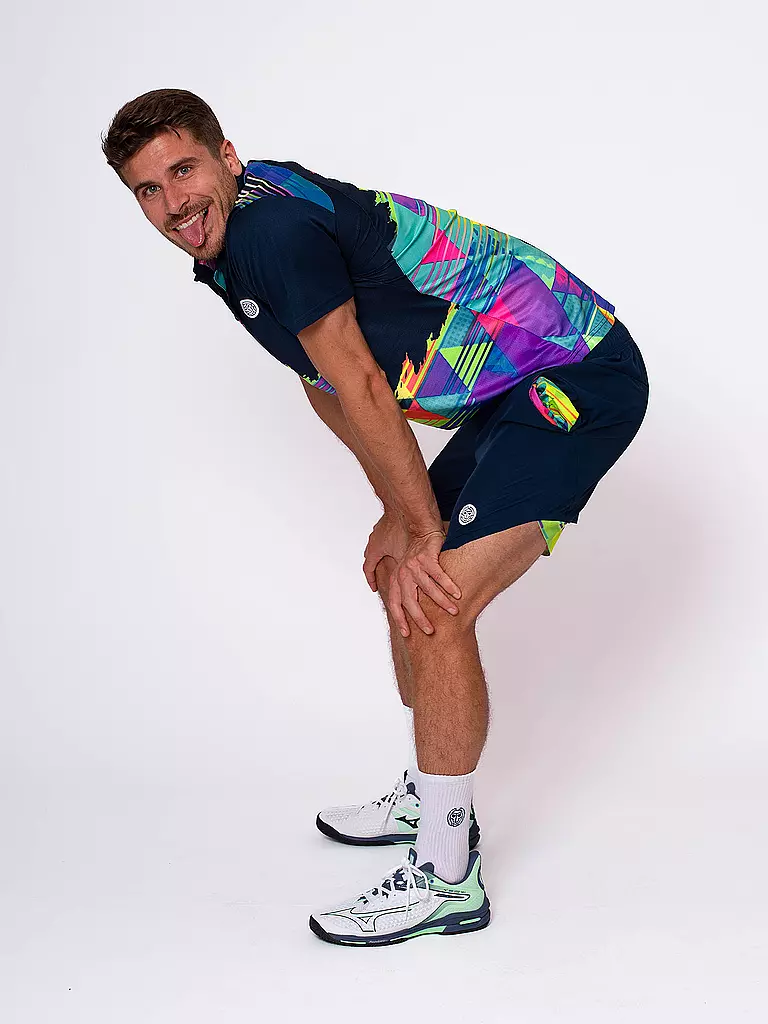 BIDI BADU | Polo de tennis Kaleido pour hommes |