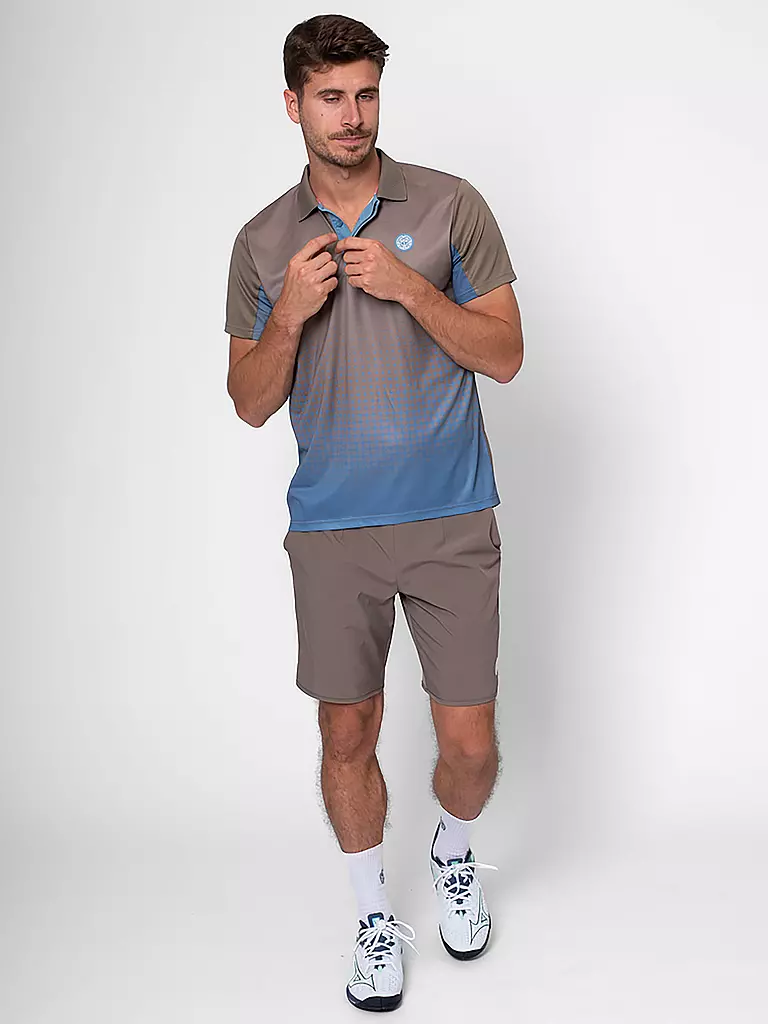 BIDI BADU | Polo de tennis Spectrum pour hommes | Camel