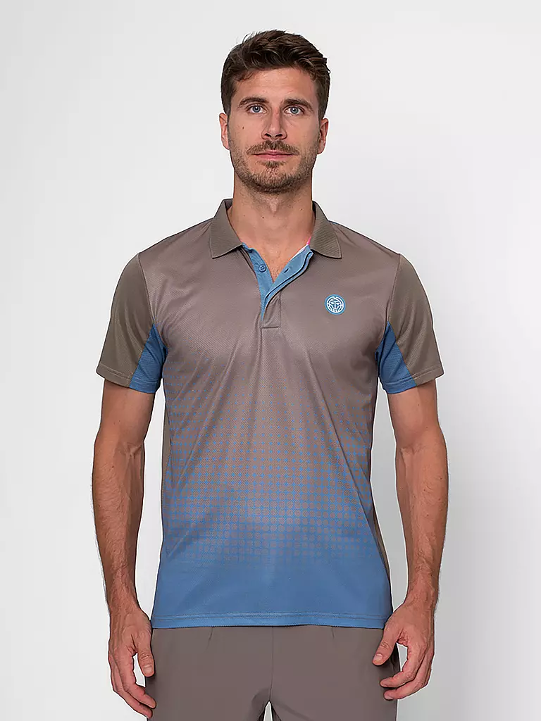 BIDI BADU | Polo de tennis Spectrum pour hommes | 