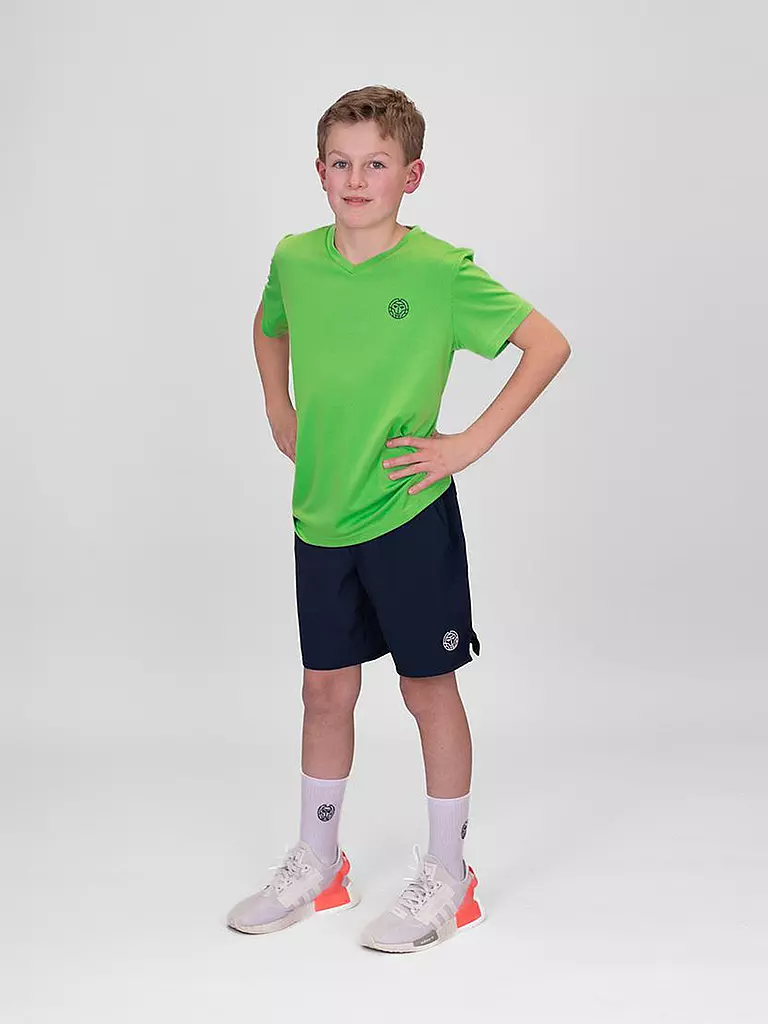 BIDI BADU | Short de tennis enfant Crew Junior | Bleu foncé